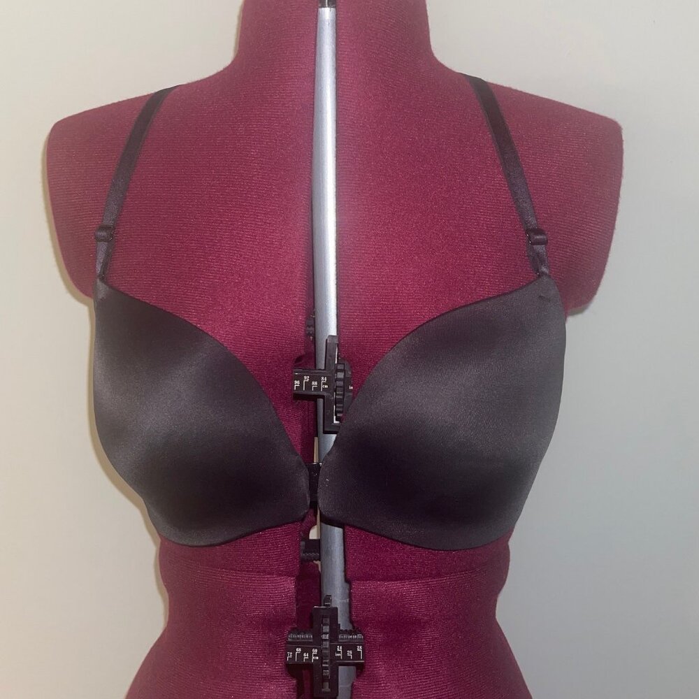 Luxe Front-Close Lace-Back Bra - Size 36B.